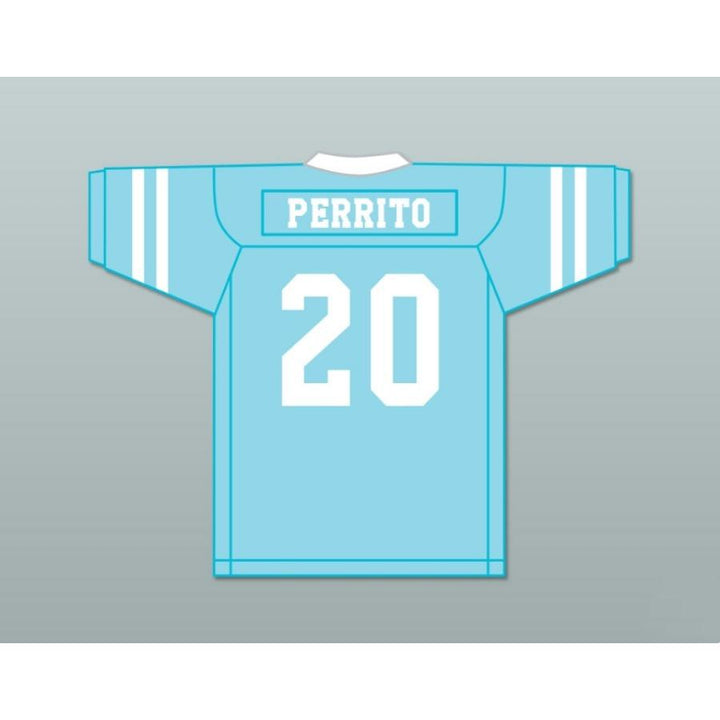 CUSTOM ANY Name Number PERRITO 20 SANTA MARTHA PERROS LIGHT Football Jersey Top Stitched S-6XL