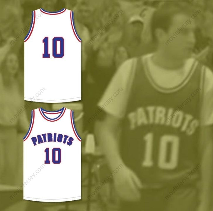 CUSTOM ANY Name Number JACOB 10 WILL FOSTER HIGH SCHOOL PATRIOTS WHITE BASKETBALL JERSEY THE RED SNEAKERS Top Stitched S-6XL