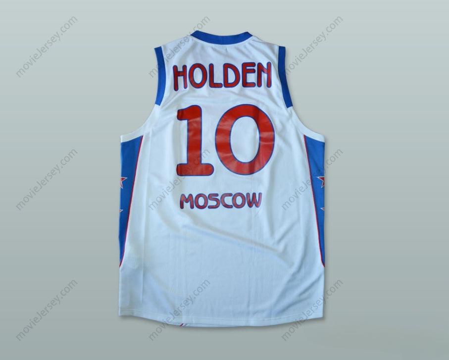 CUSTOM ANY Name Number JOHN ROBERT HOLDEN 10 CSKA MOSCOW BASKETBALL JERSEY Top Stitched S-6XL