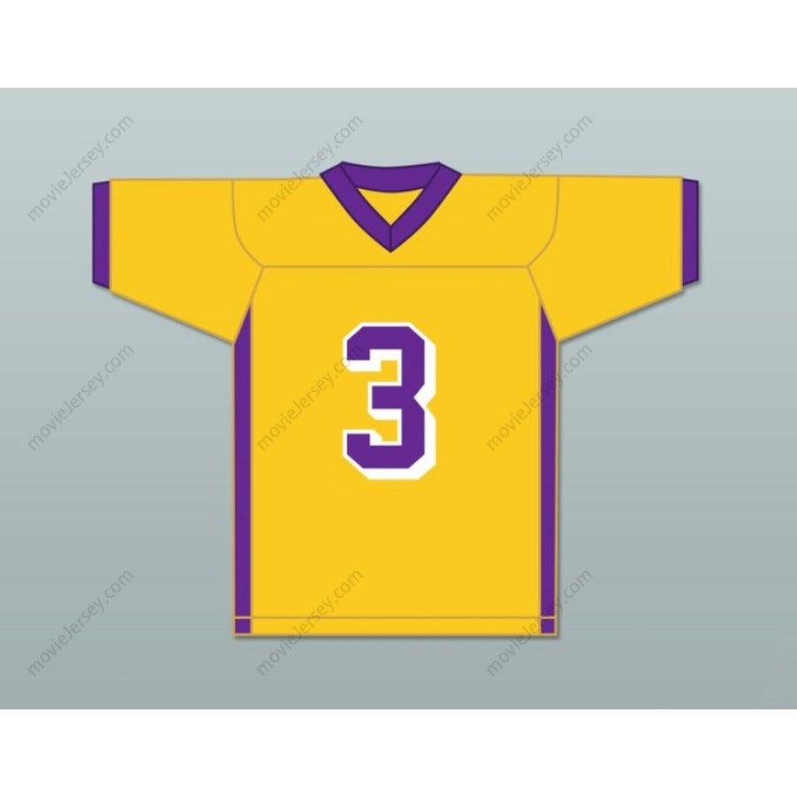 CUSTOM ANY Name YELLOW GOLD DEVONTA SMITH 3 AMITE HIGH MAGNET SCHOOL Football Jersey Top Stitched S-6XL