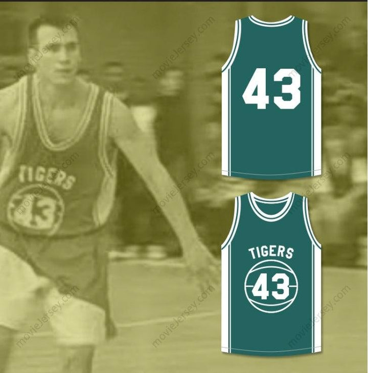 CUSTOM ANY Name Number ERIC NIES MONTROSE 43 TIGERS HIGH SCHOOL BASKETBALL JERSEY ABOVE THE RIM Top Stitched S-6XL