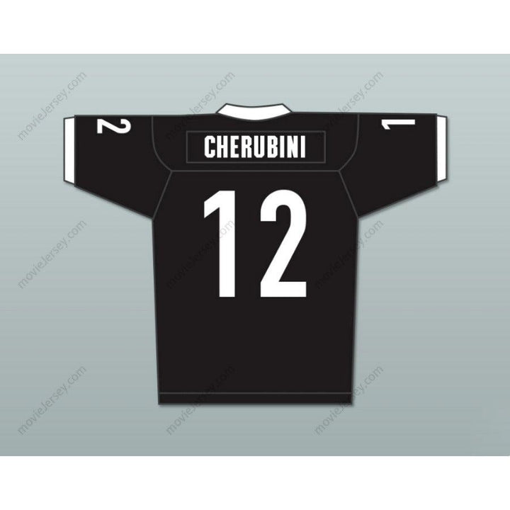 CUSTOM ANY Name Number TYLER CHERUBINI 12 MIAMI SHARKS WHITE TRIM FOOTBALL JERSEY ANY GIVEN SUNDAY Top Stitched S-6XL