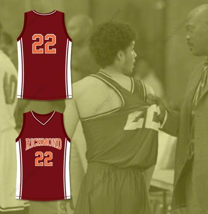 CUSTOM ANY Name Number TIMO CRUZ 22 RICHMOND OILERS HOME BASKETBALL JERSEY COACH CARTER Top Stitched S-6XL
