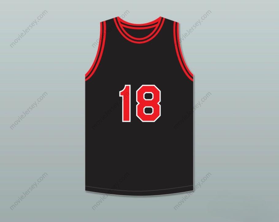 CUSTOM ANY Name Number CLIFF HAGAN 18 OWENSBORO HIGH SCHOOL RED DEVILS BLACK BASKETBALL JERSEY 1 Top Stitched S-6XL