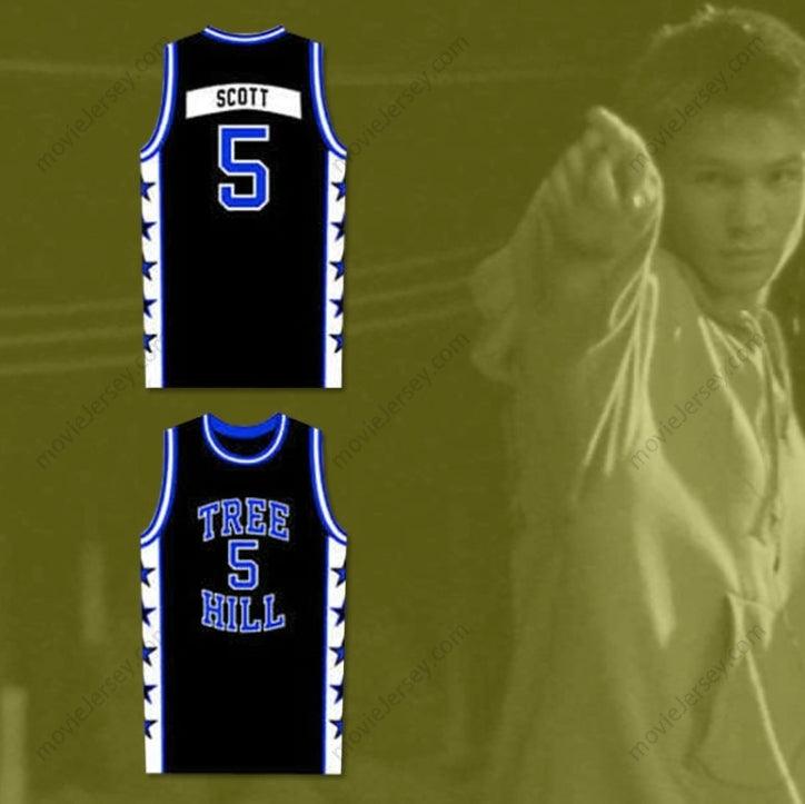 CUSTOM ANY Name Number LUCAS SCOTT ONE TREE HILL RAVENS BLACK BASKETBALL JERSEY ANY NUMBER OR PLAYER Top Stitched S-6XL