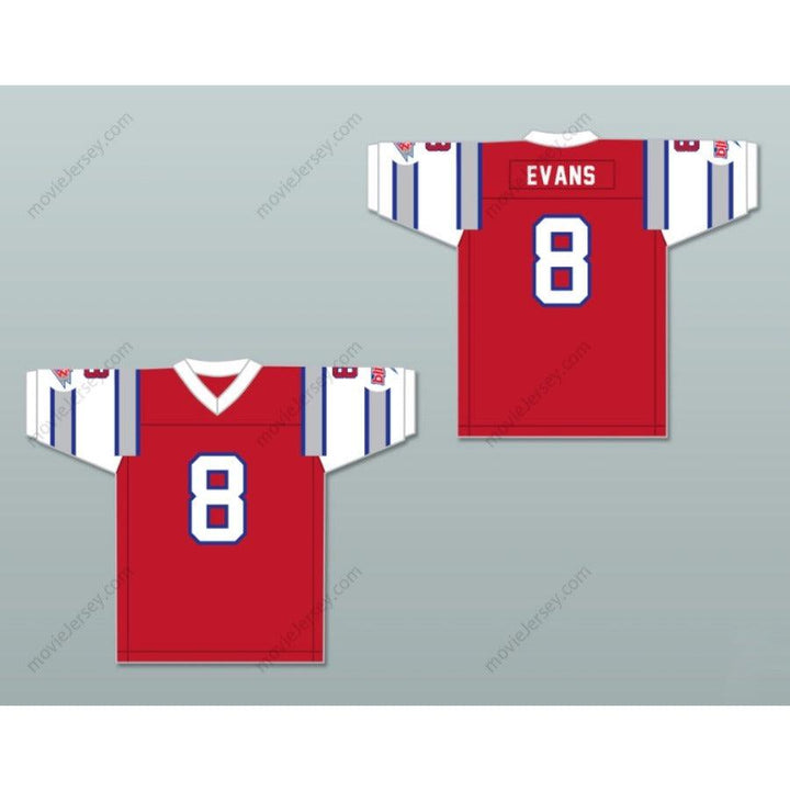 CUSTOM ANY Name Number 1984 USFL VINCE EVANS 8 CHICAGO BLITZ ROAD Football Jersey Top Stitched S-6XL