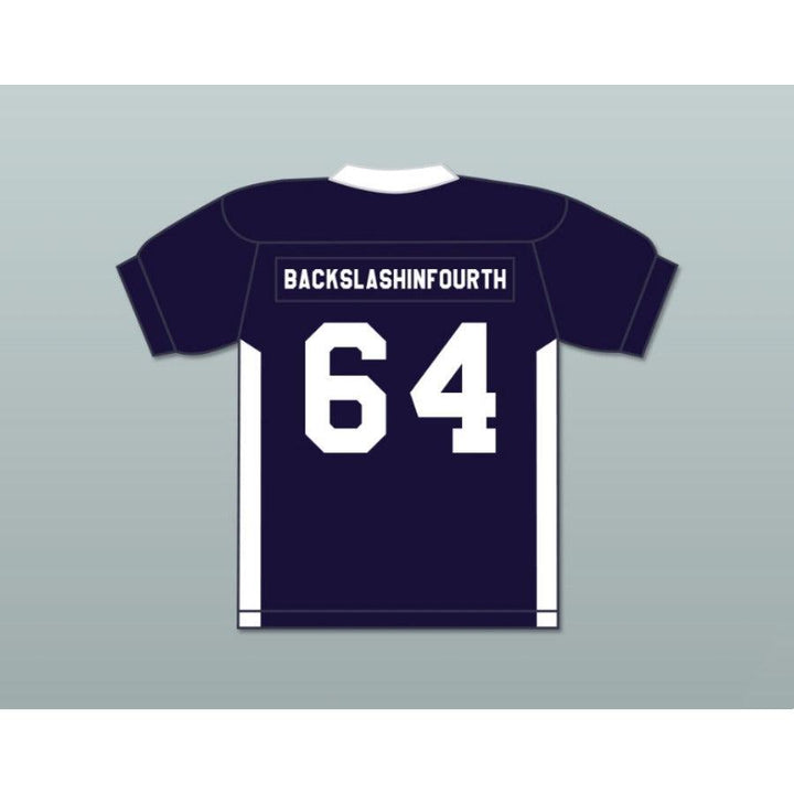 CUSTOM ANY Name Number T.J. A.J. R.J. BACKSLASHINFOURTH V 64 WEST Football Jersey Top Stitched S-6XL