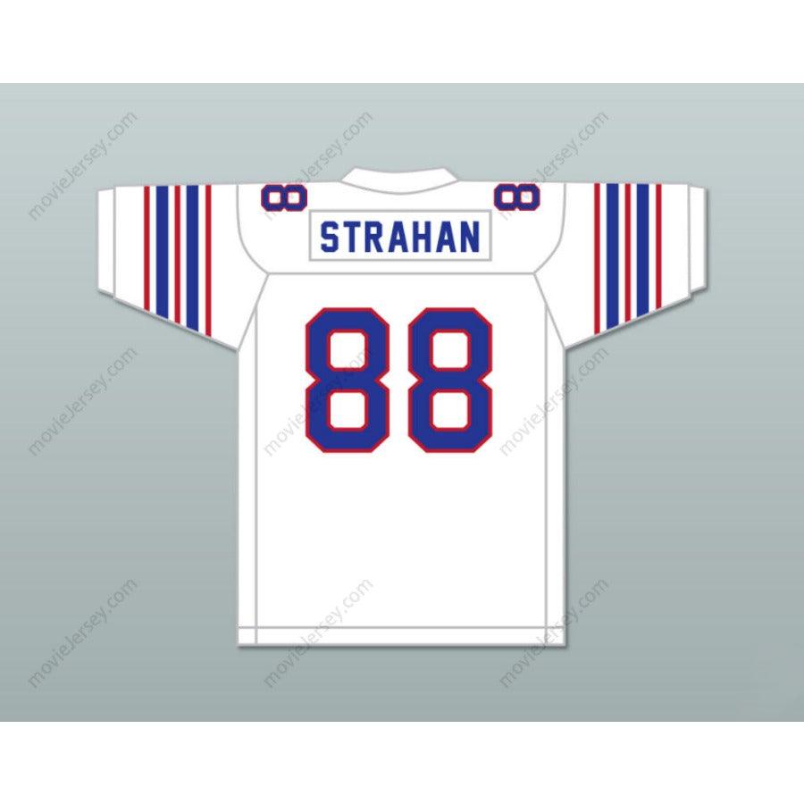 CUSTOM ANY Name Number MICHAEL STRAHAN 88 WESTBURY HIGH SCHOOL HUSKIES Football Jersey Top Stitched S-6XL