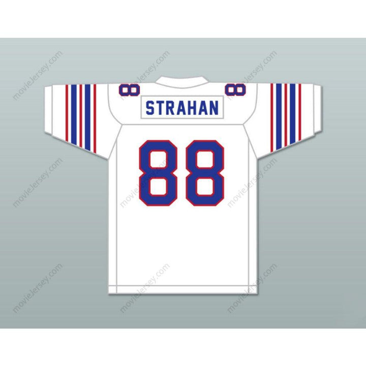 CUSTOM ANY Name Number MICHAEL STRAHAN 88 WESTBURY HIGH SCHOOL HUSKIES Football Jersey Top Stitched S-6XL
