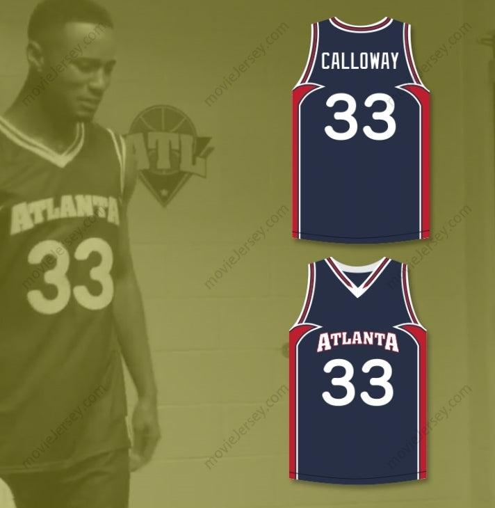 CUSTOM ANY Name Number CAM CALLOWAY 33  HOME BASKETBALL JERSEY SURVIVOR'S REMORSE Top Stitched S-6XL