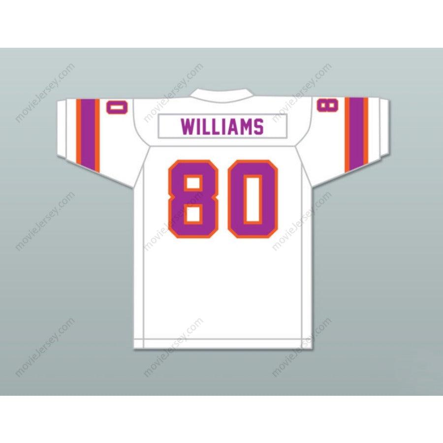 CUSTOM ANY Name Number 1974-75 WFL DAVE WILLIAMS 80 SOUTHERN CALIFORNIA SUN ROAD Football Jersey Top Stitched S-6XL