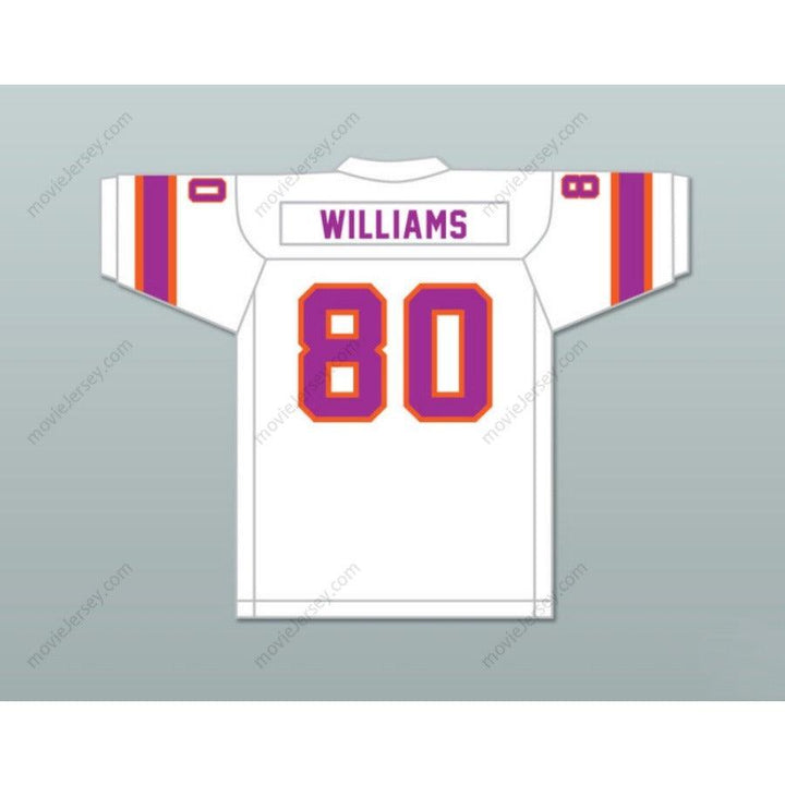 CUSTOM ANY Name Number 1974-75 WFL DAVE WILLIAMS 80 SOUTHERN CALIFORNIA SUN ROAD Football Jersey Top Stitched S-6XL