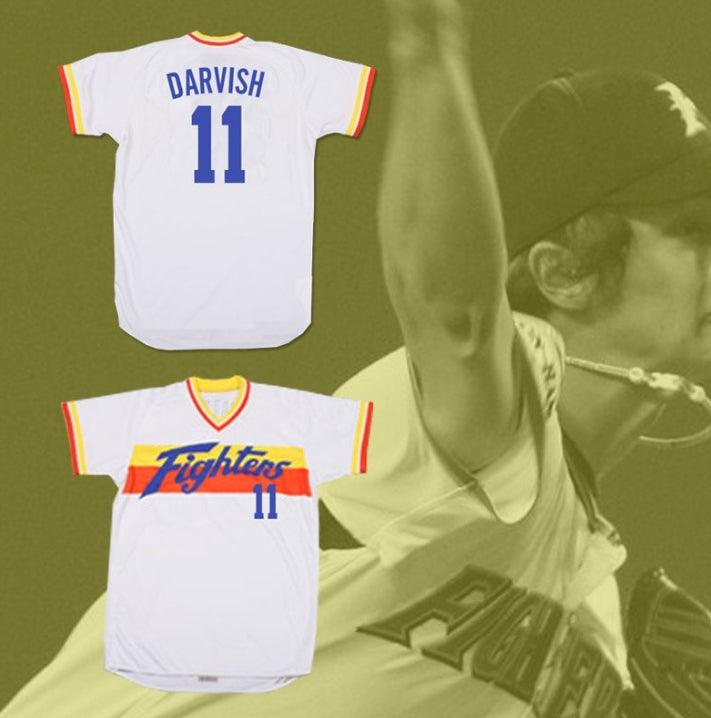 Custom Any Name Number YU DARVISH HOKKAIDO NIPPON-HAM FIGHTERS BASEBALL JERSEY Top Stitched S-6XL
