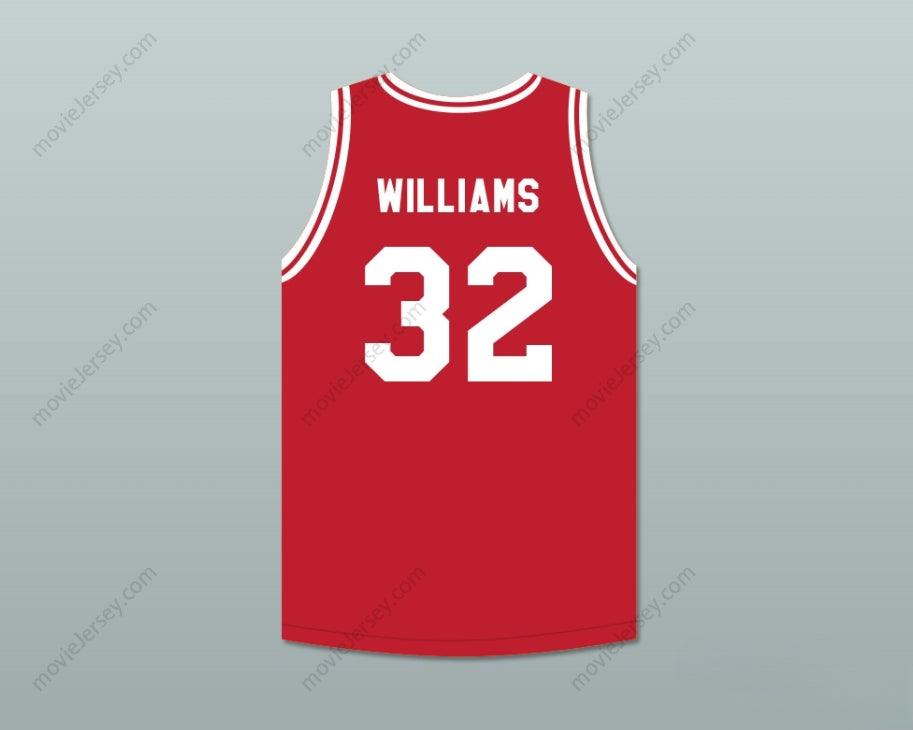 CUSTOM ANY Name Number HERB WILLIAMS 32 PUSH EXCEL PRO BASKETBALL CLASSIC RED BASKETBALL JERSEY 1988 CHARITY EVENT Top Stitched S-6XL