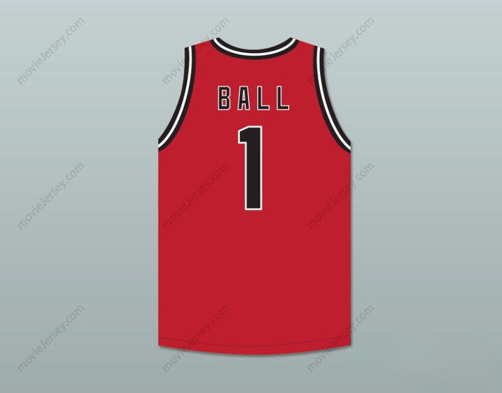 CUSTOM ANY Name Number LAMELO BALL 1 ILLAWARRA   RED BASKETBALL JERSEY 1 Top Stitched S-6XL