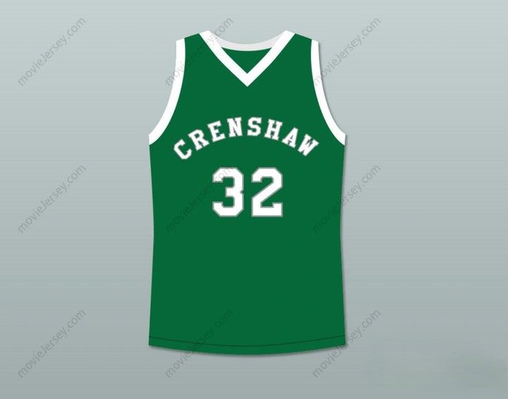 CUSTOM ANY Name Number MONICA WRIGHT 32 CRENSHAW HIGH SCHOOL GREEN BASKETBALL JERSEY LOVE AND BASKETBALL Top Stitched S-6XL