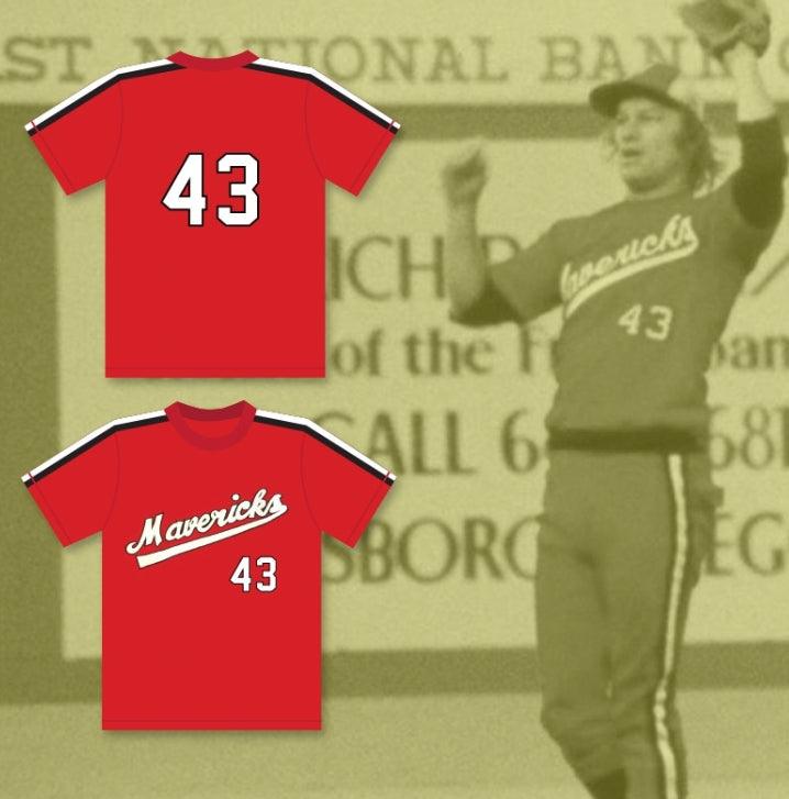 Custom Any Name Number JIM BOUTON 43   BASEBALL JERSEY THE BATTERED BASTARDS OF BASEBALL Top Stitched S-6XL