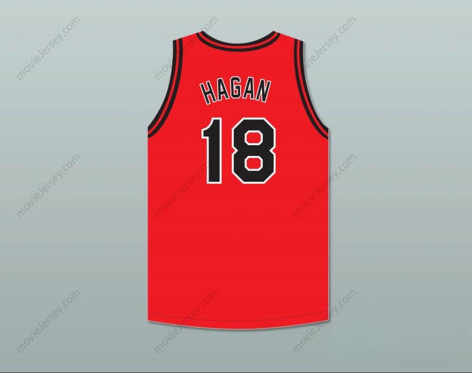 CUSTOM ANY Name Number CLIFF HAGAN 18 OWENSBORO HIGH SCHOOL RED DEVILS RED BASKETBALL JERSEY 2 Top Stitched S-6XL