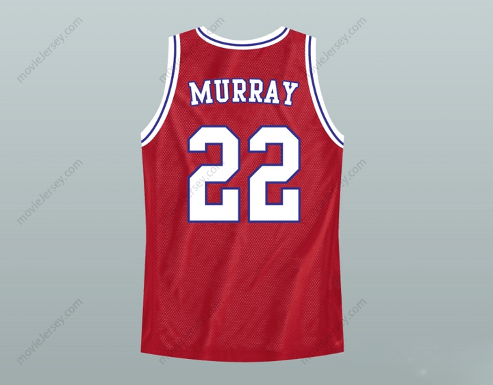 CUSTOM ANY Name Number BILL MURRAY SPACE JAM RED TUNE SQUAD BASKETBALL JERSEY Top Stitched S-6XL