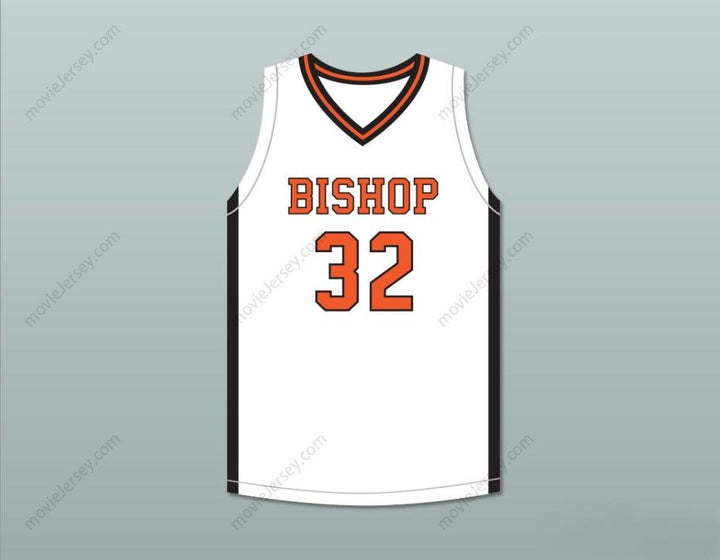 CUSTOM ANY Name Number SAM GARCIA 32 BISHOP HAYES TIGERS WHITE BASKETBALL JERSEY THE WAY BACK Top Stitched S-6XL