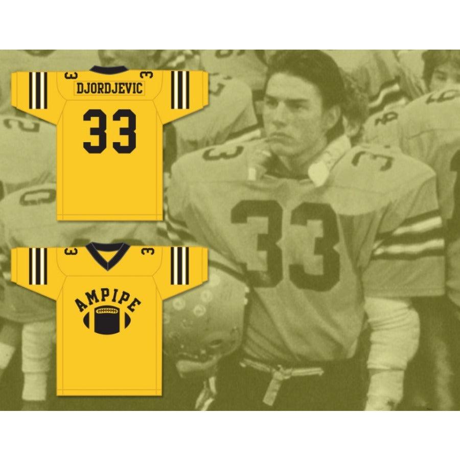 CUSTOM ANY Name Number STEFEN DJORDJEVIC 33 AMPIPE HIGH SCHOOL BULLDOGS Football Jersey Top Stitched S-6XL