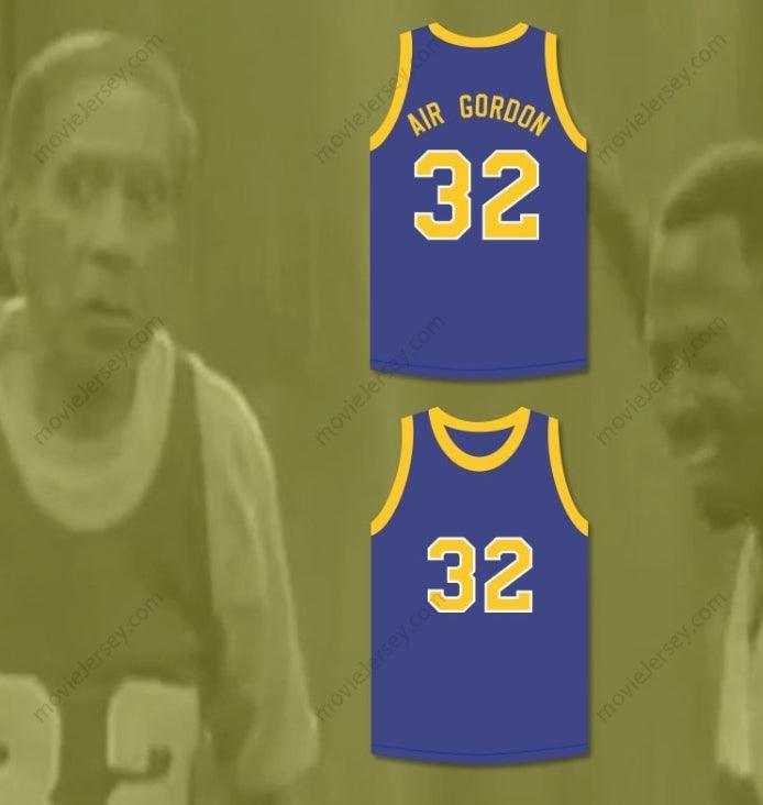 CUSTOM ANY Name Number AIR GORDON 32 BLUE BASKETBALL JERSEY MARTIN Top Stitched S-6XL