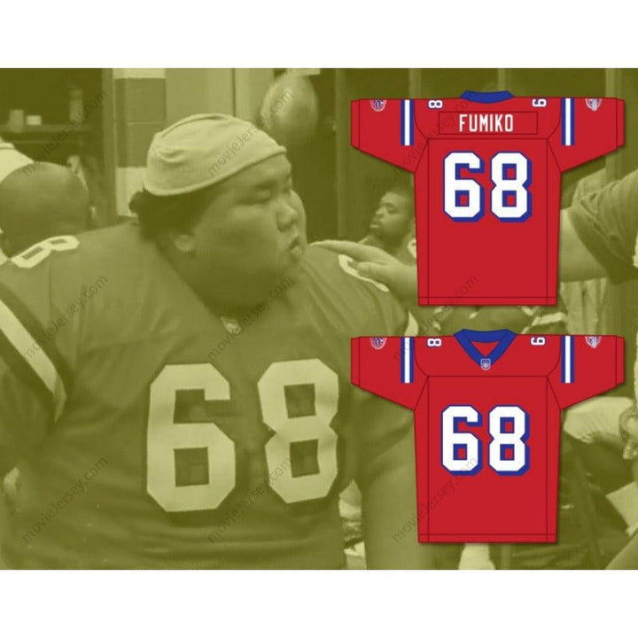 CUSTOM ANY Name Number ACE YONAMINE JUMBO FUMIKO 68 WASHINGTON SENTINELS HOME Football Jersey Top Stitched S-6XL