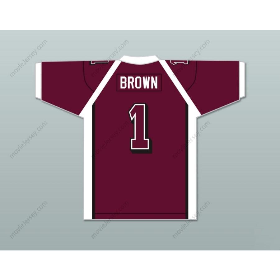 CUSTOM ANY Name Number ANTONIO BROWN 1  NORLAND SENIOR HIGH SCHOOL FOOTBALL JERSEY Top Stitched S-6XL