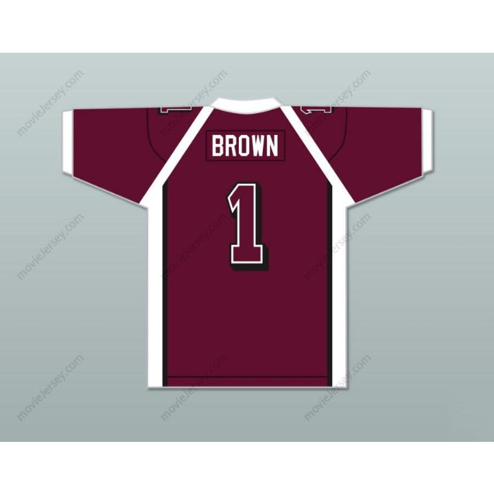 CUSTOM ANY Name Number ANTONIO BROWN 1  NORLAND SENIOR HIGH SCHOOL FOOTBALL JERSEY Top Stitched S-6XL