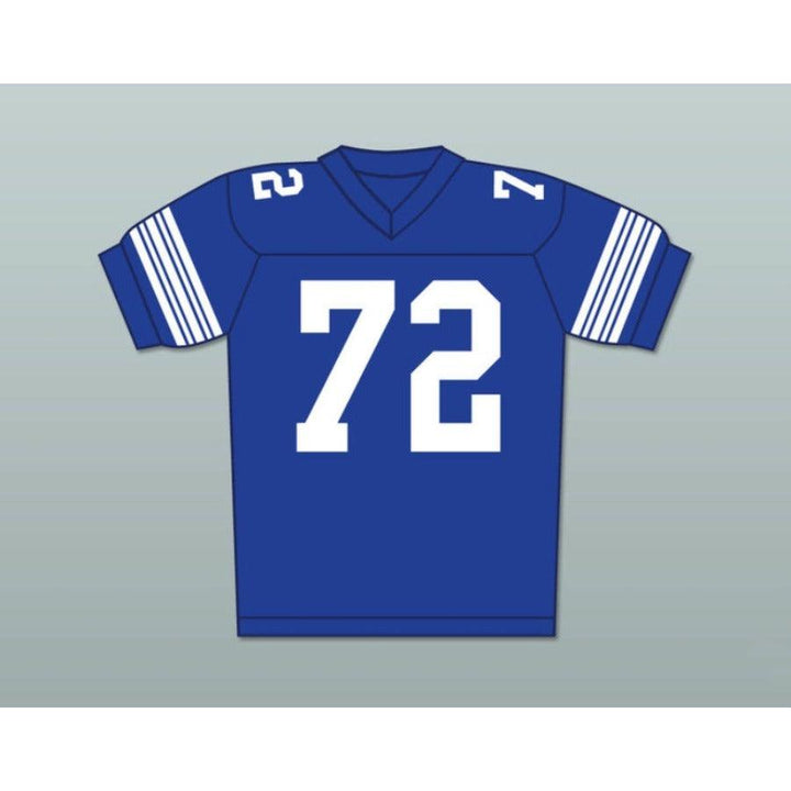 CUSTOM ANY Name Number JON HAMM 72 LADUE RAMS Blue Football Jersey Top Stitched S-6XL