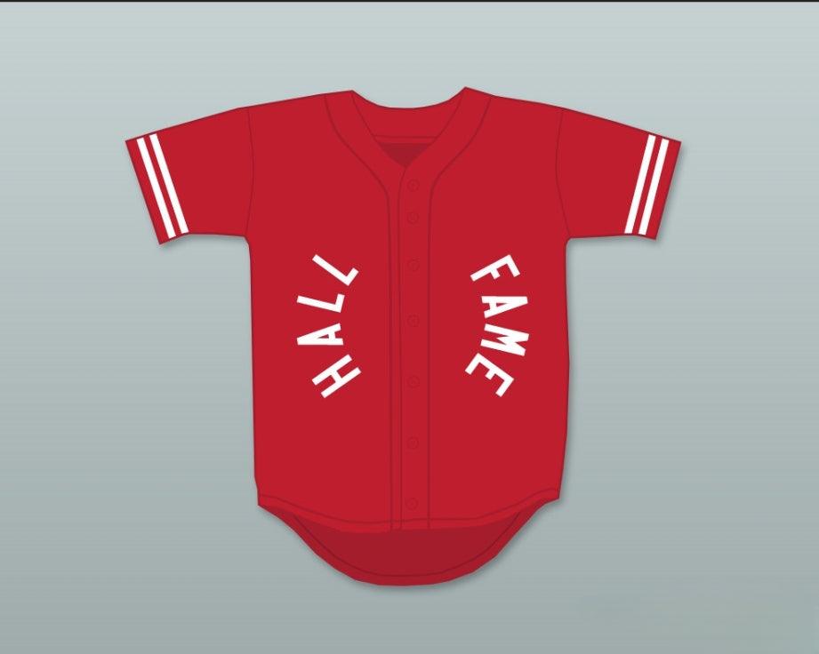 Custom Any Name Number HALL OF FAME 13 RED BASEBALL JERSEY Top Stitched S-6XL