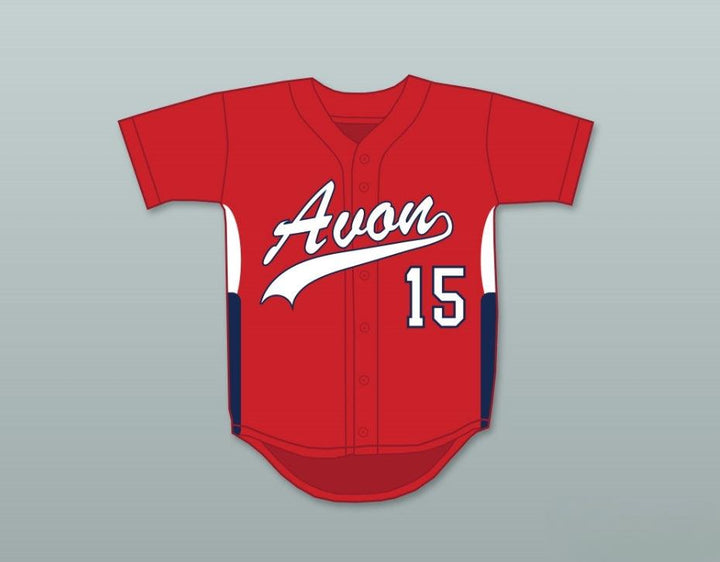 Custom Any Name Number GEORGE SPRINGER 15   OLD FARMS SCHOOL WINGED BEAVERS RED BASEBALL JERSEY 1 Top Stitched S-6XL