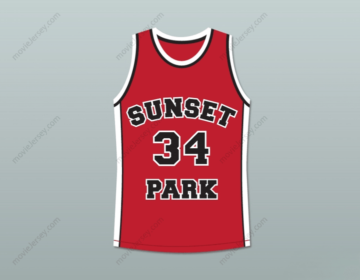 CUSTOM ANY Name Number GUY TORRY BOO MAN 34 SUNSET PARK BASKETBALL JERSEY STITCH SEWN Top Stitched S-6XL