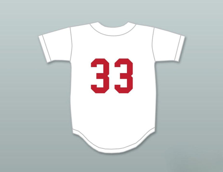 Custom Any Name Number DAVE PARKER 33 COURTER TECH HIGH SCHOOL WHITE BASEBALL JERSEY 1 Top Stitched S-6XL