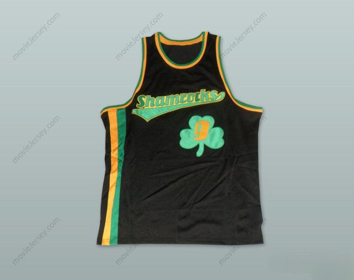 CUSTOM ANY Name Number 1972 RUCKER PARK SHAMROCKS 9 BLACK BASKETBALL JERSEY Top Stitched S-6XL