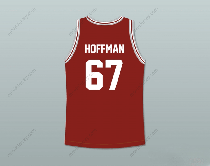 CUSTOM ANY Name Number PHILIP SEYMOUR HOFFMAN SANDY LYLE ALONG CAME POLLY DARK RED BASKETBALL JERSEY Top Stitched S-6XL