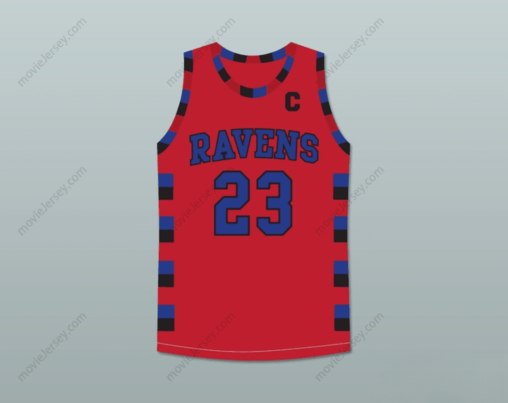 CUSTOM ANY Name Number NATHAN SCOTT 23 ONE TREE HILL RAVENS RED BASKETBALL JERSEY ANY PLAYER Top Stitched S-6XL