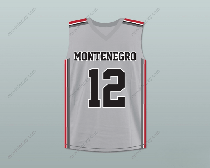 CUSTOM ANY Name Number NIKOLA MIROTIC 12 MONTENEGRO BASKETBALL JERSEY ANY PLAYER OR NUMBERTop Stitched S-6XL