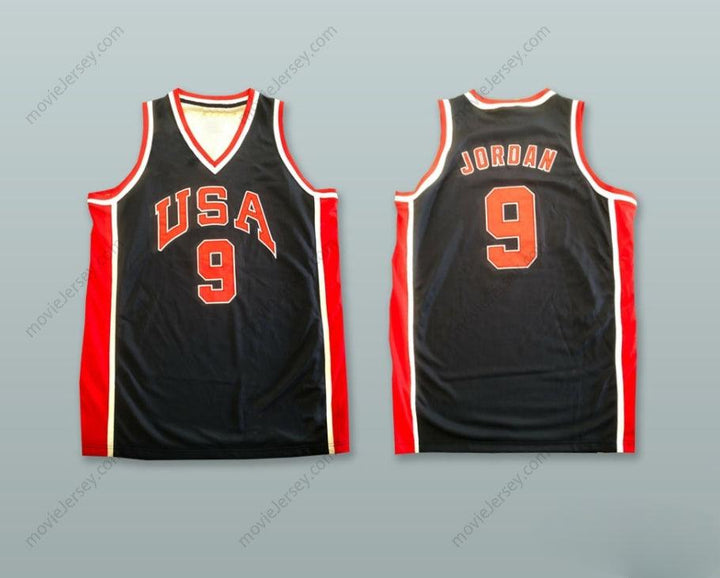 CUSTOM ANY Name Number MICHAEL  9 USA DARK BLUE BASKETBALL JERSEY Top Stitched S-6XL