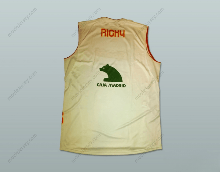 CUSTOM ANY Name Number RICKY RUBIO ESPANA SPAIN NATIONAL TEAM BASKETBALL JERSEY STITCH SEWN Top Stitched S-6XL