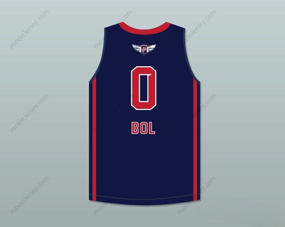 CUSTOM ANY Name Number BOL BOL 0  PREP NAVY BLUE BASKETBALL JERSEY 2 Top Stitched S-6XL