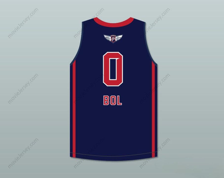 CUSTOM ANY Name Number BOL BOL 0  PREP NAVY BLUE BASKETBALL JERSEY 2 Top Stitched S-6XL