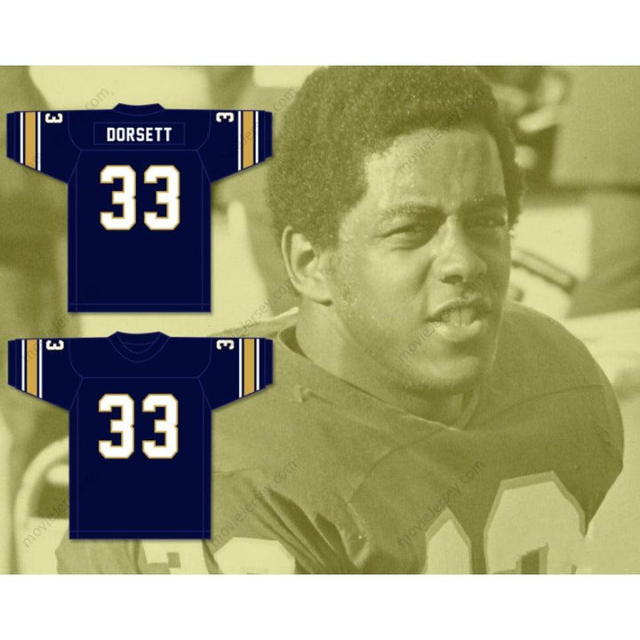 CUSTOM ANY Name Number TONY DORSETT 33 HOPEWELL HIGH SCHOOL VIKINGS Football Jersey Top Stitched S-6XL