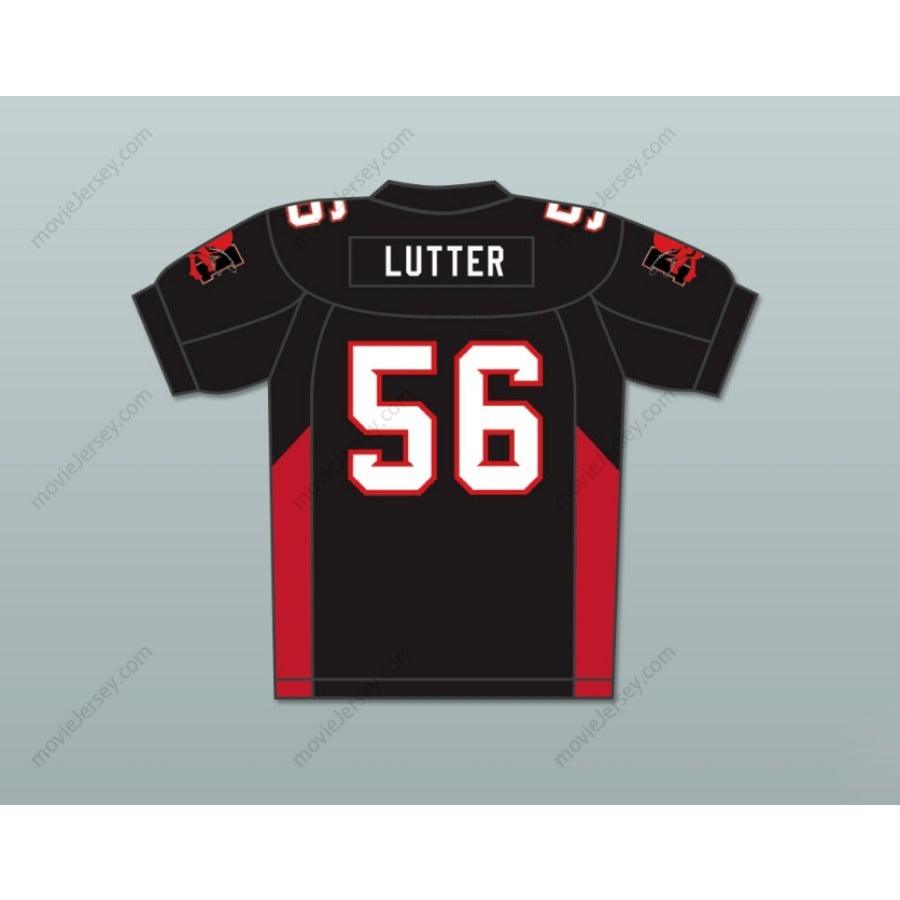 CUSTOM ANY Name Number 56 LUTTER MEAN MACHINE CONVICTS FOOTBALL JERSEY INCLUDES PATCHES Top Stitched S-6XL