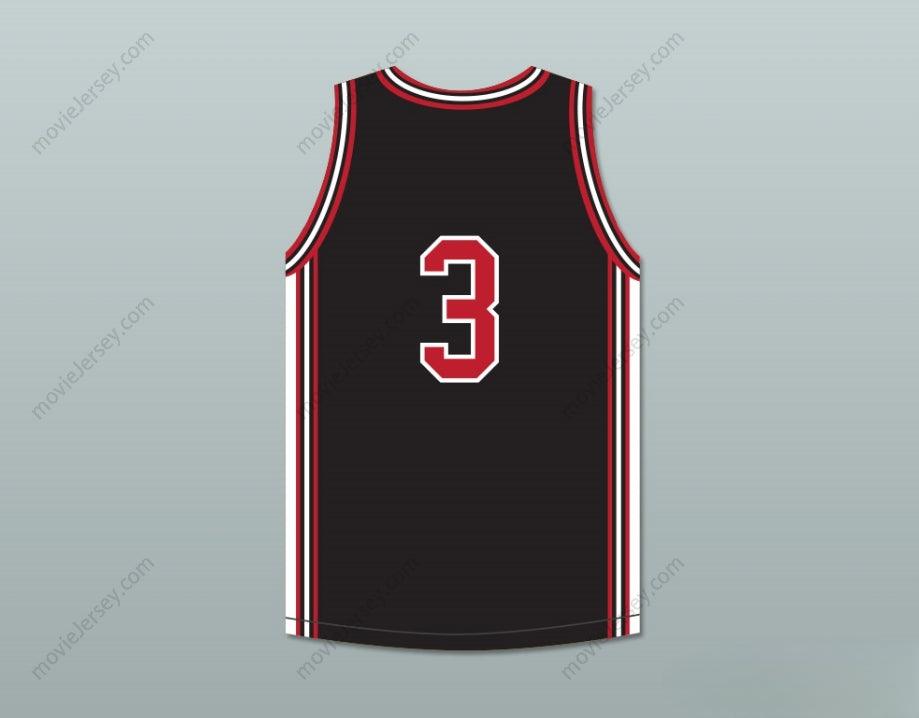 CUSTOM ANY Name Number LL COOL J MARION HILL 3 BLACK BASKETBALL JERSEY IN THE HOUSE Top Stitched S-6XL