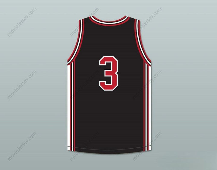 CUSTOM ANY Name Number LL COOL J MARION HILL 3 BLACK BASKETBALL JERSEY IN THE HOUSE Top Stitched S-6XL