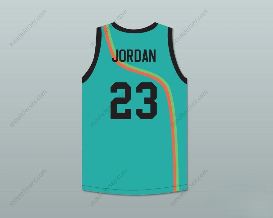CUSTOM ANY Name Number MICHAEL   23 ROSWELL RAYGUNS TEAL BASKETBALL JERSEY Top Stitched S-6XL