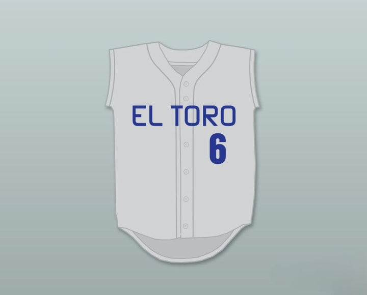 Custom Any Name Number MATT CHAPMAN 6 EL TORO HIGH SCHOOL CHARGERS GRAY BASEBALL JERSEY 2 Top Stitched S-6XL