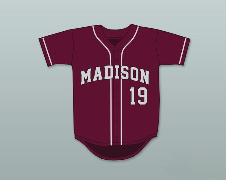 Custom Any Name Number LORENZO CAIN 19   HIGH SCHOOL COWBOYS MAROON BASEBALL JERSEY 4 Top Stitched S-6XL