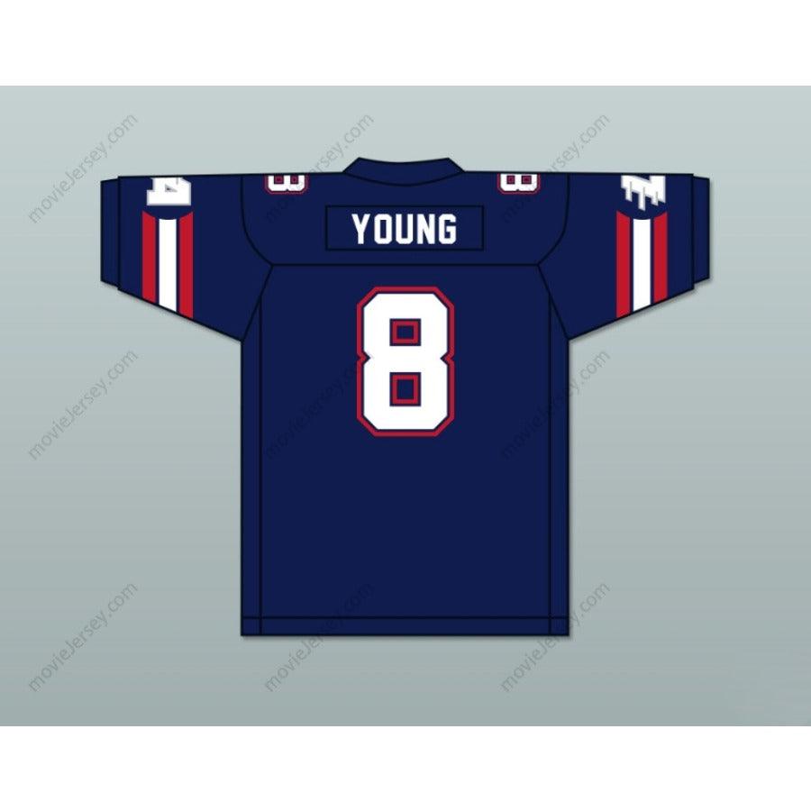 CUSTOM ANY Name Number 1985 USFL STEVE YOUNG 8 LOS ANGELES EXPRESS ROAD Football Jersey Top Stitched S-6XL